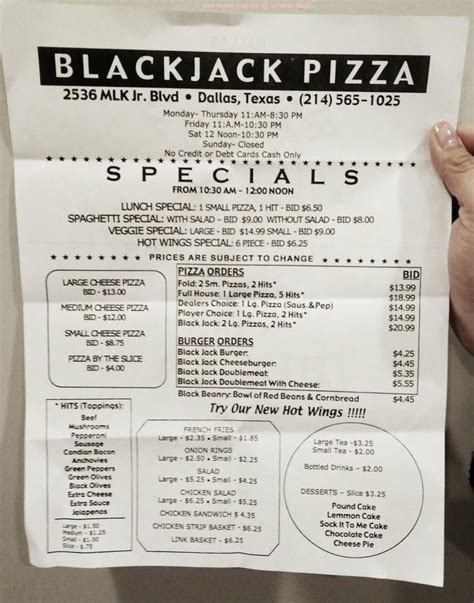 black jack pizza|blackjack pizza menu online.